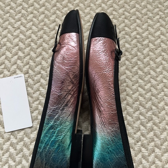 Chanel metiers d'art multi color rainbow ballet flat - Picture 2 of 7